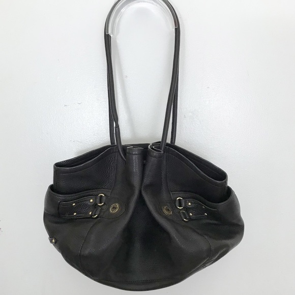 Cole Haan Village Classics Collection Leather hobo bag Y2K 
Brown gold studded - Picture 3 of 13